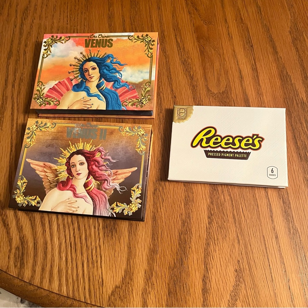 Lime Crime Hipdot Eyeshadow Pallet Lot Venus Venus II Reese’s